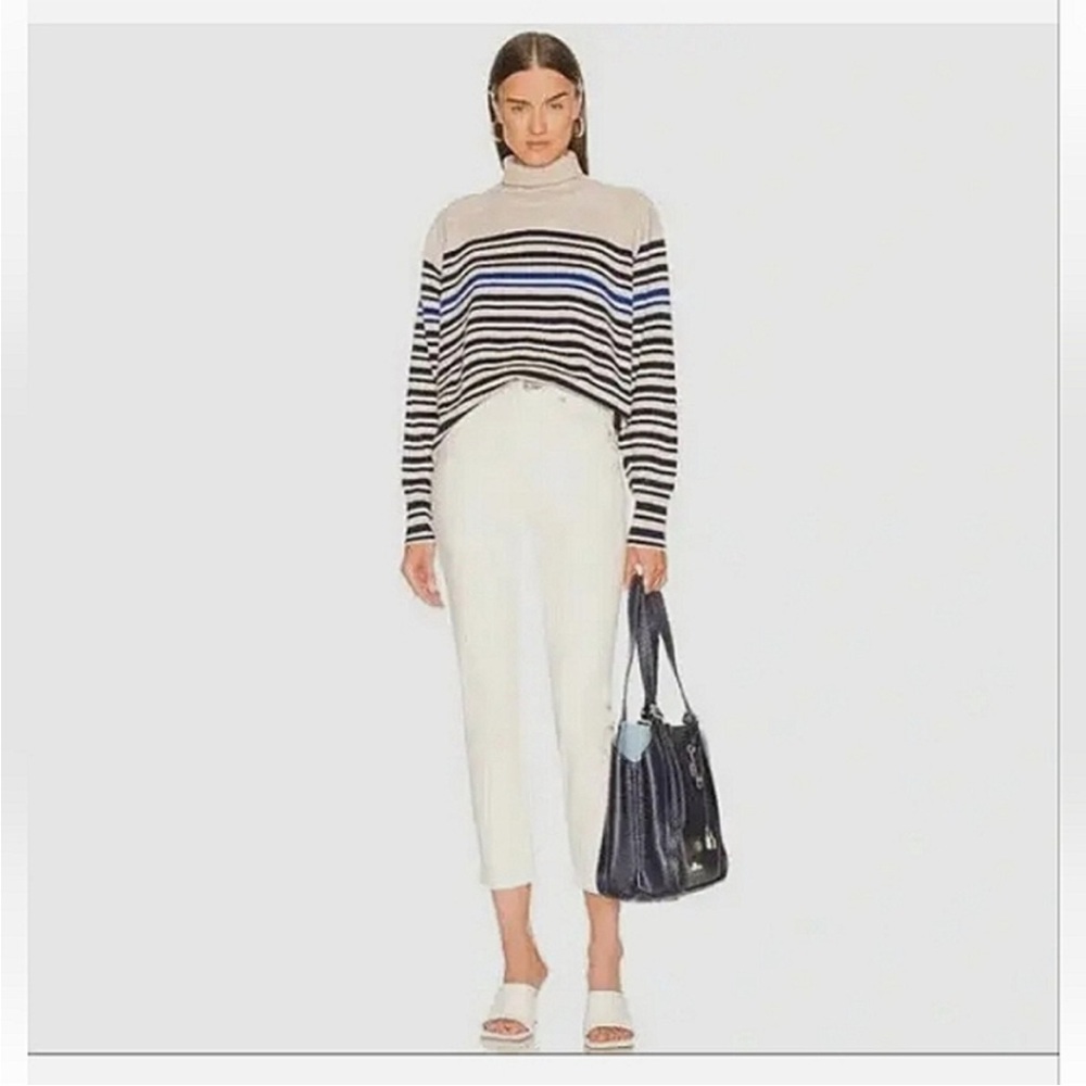 Rag &‎ Bone High Waist Ankle Ciggarete Jeans in White Women Sz 32